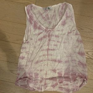 Young Fabulous and Broke pink tie dye tank